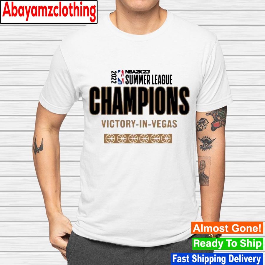 NBA 2K23 Summer League Victory in Vegas shirt