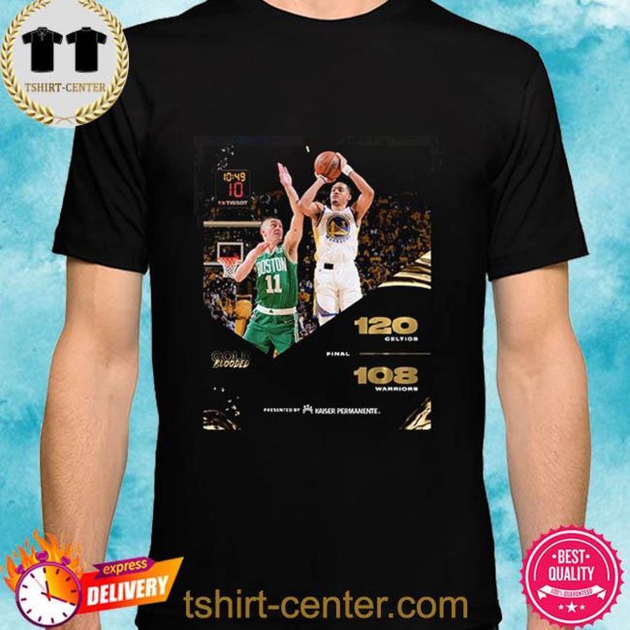 Nba finals game 1 warriors lose boston celtics with result 108 -120 shirt