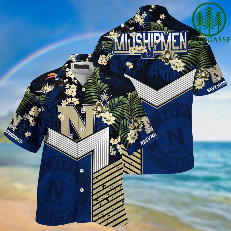 NCAA Navy Midshipmen Hawaii Shirt And   New Collection For This Summer