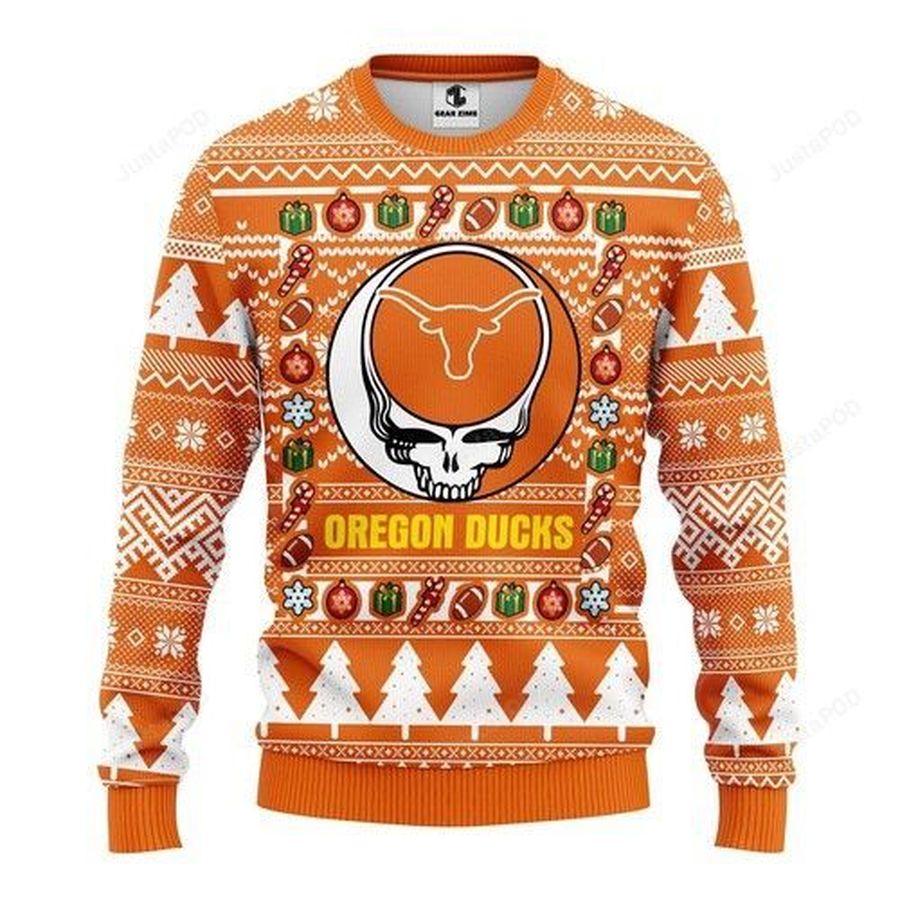 Ncaa Texas Longhorns Grateful Dead Ugly Christmas Sweater