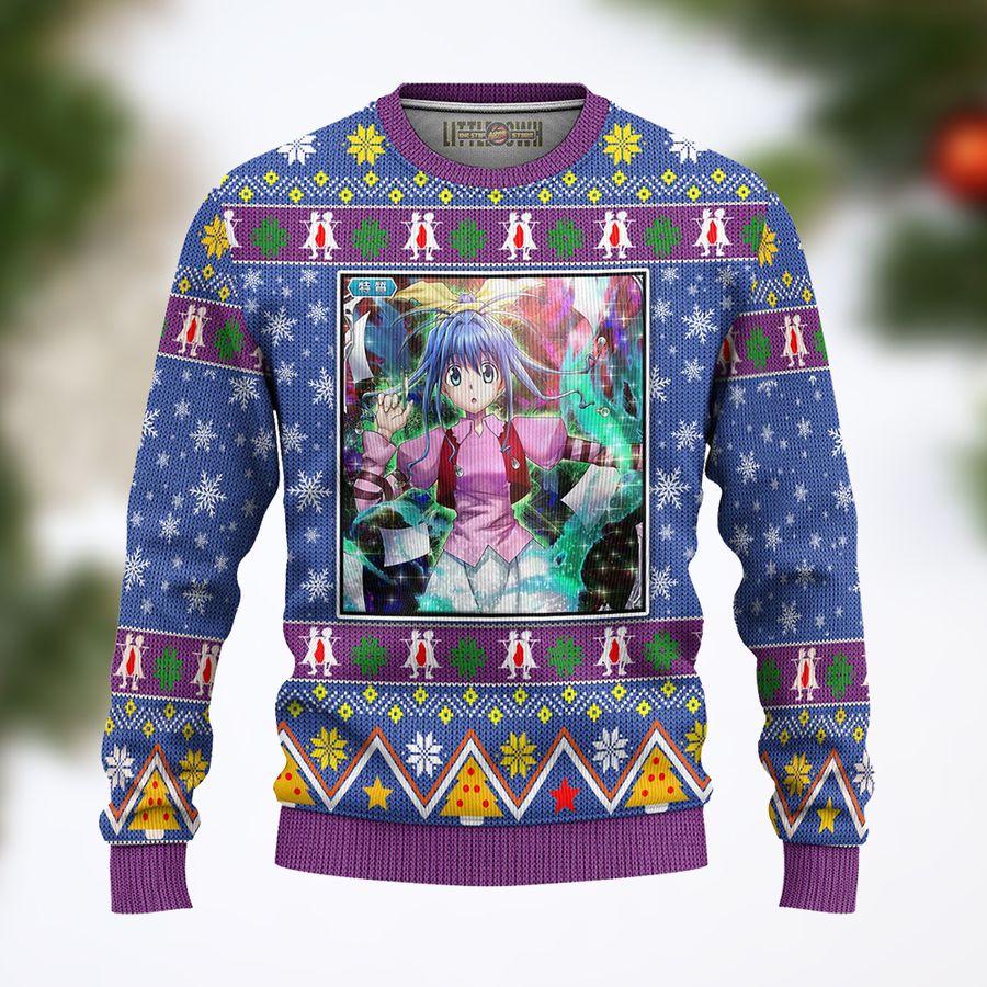 Neon Nostrade Anime Hunter X Hunter Ugly Sweater