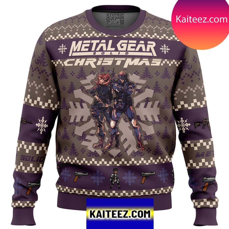 New Christmas Metal Gear Solid Christmas Ugly Sweater