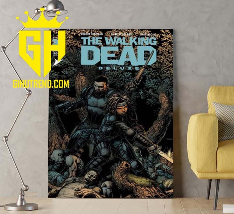 NEW DC Comics The Walking Dead Deluxe 45 Wall Decor Poster Canvas Home Decoration