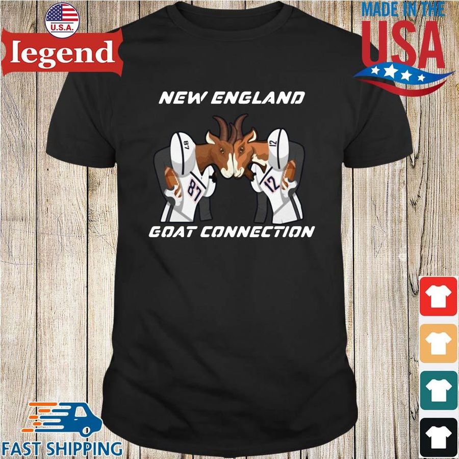 New England Goat Connection Brady and Gronk Patriots Shirt
