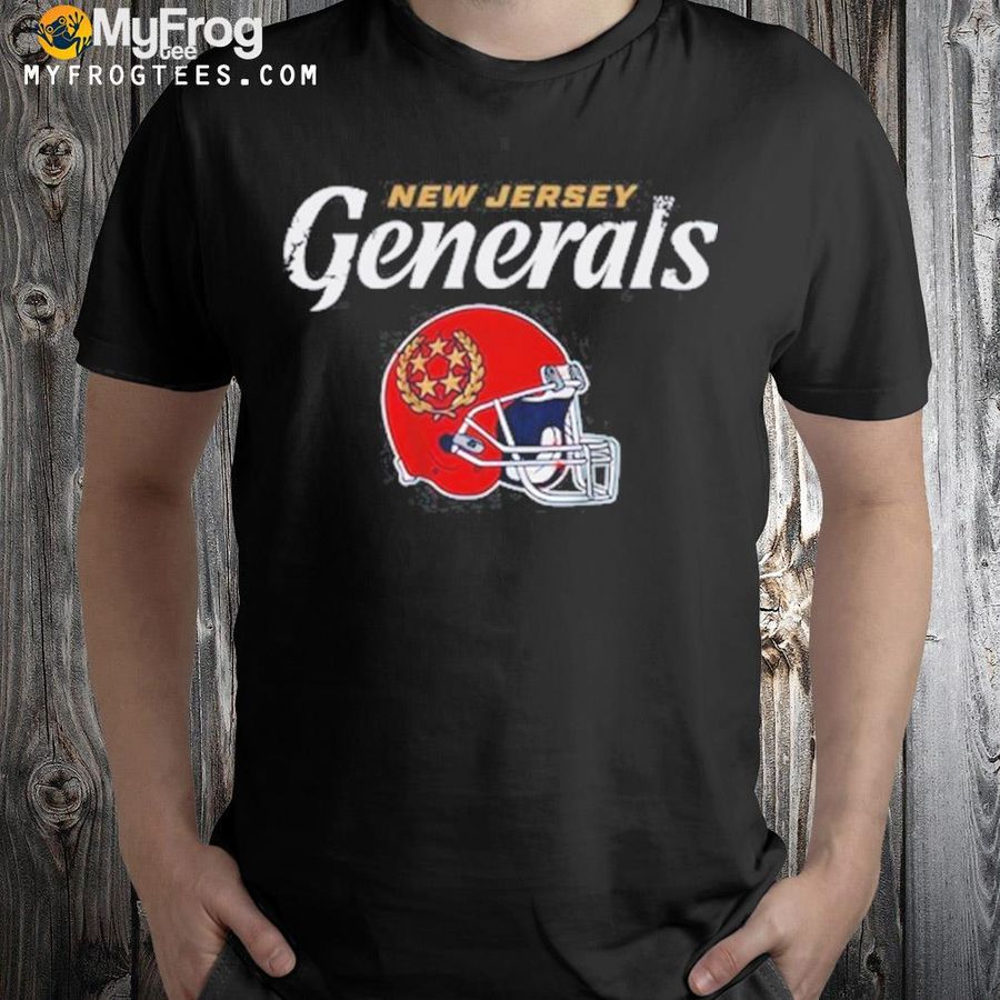 New jersey generals vintage helmet shirt