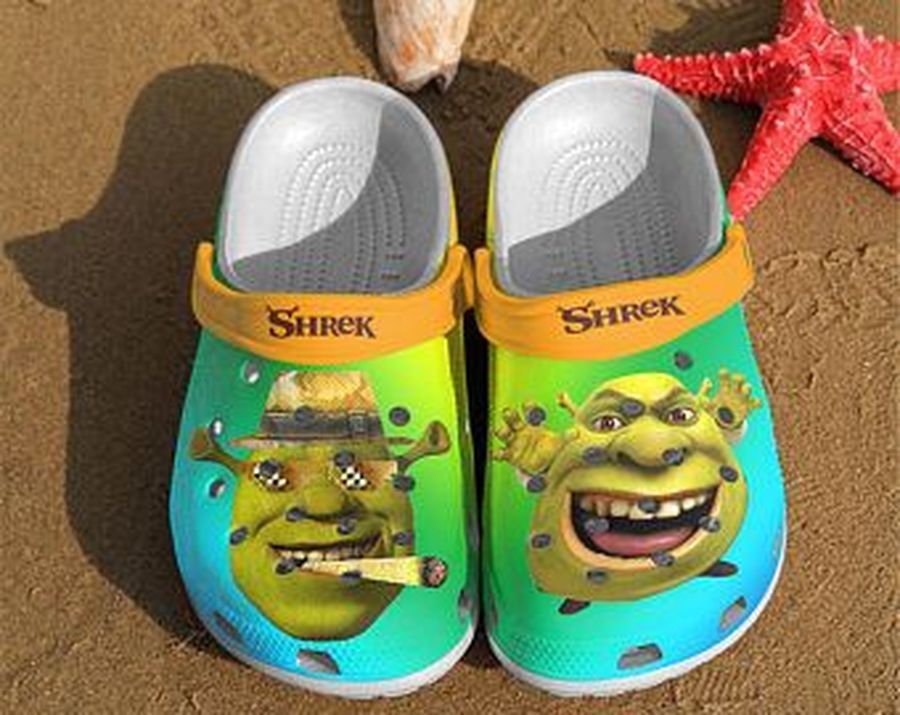New Shrek Funny Crocs Clog Shoes Crocband Clog Comfortable For Mens And Womens