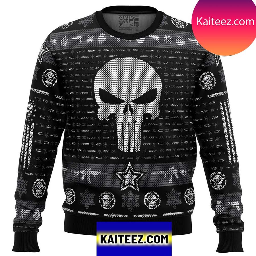 New The Punisher  Christmas Ugly Sweater
