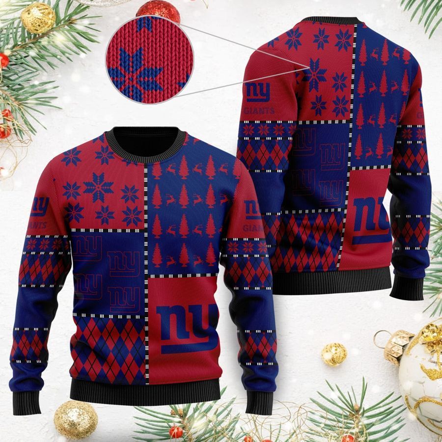 New York Giants Ugly Christmas Sweaters Best Christmas Gift For