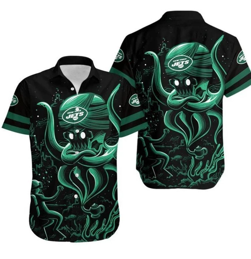 New York Jets Octopus Gift For Fan Hawaiian Shirt