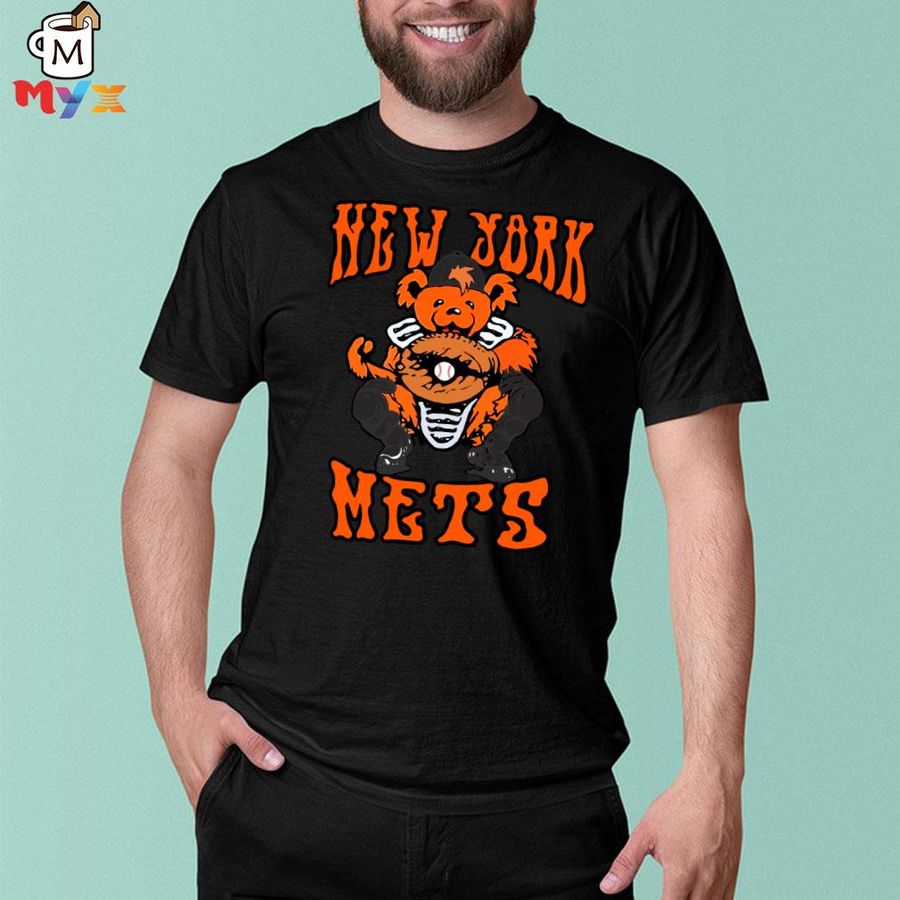 New York Mets Homage Grateful Dead Tri-Blend Shirt