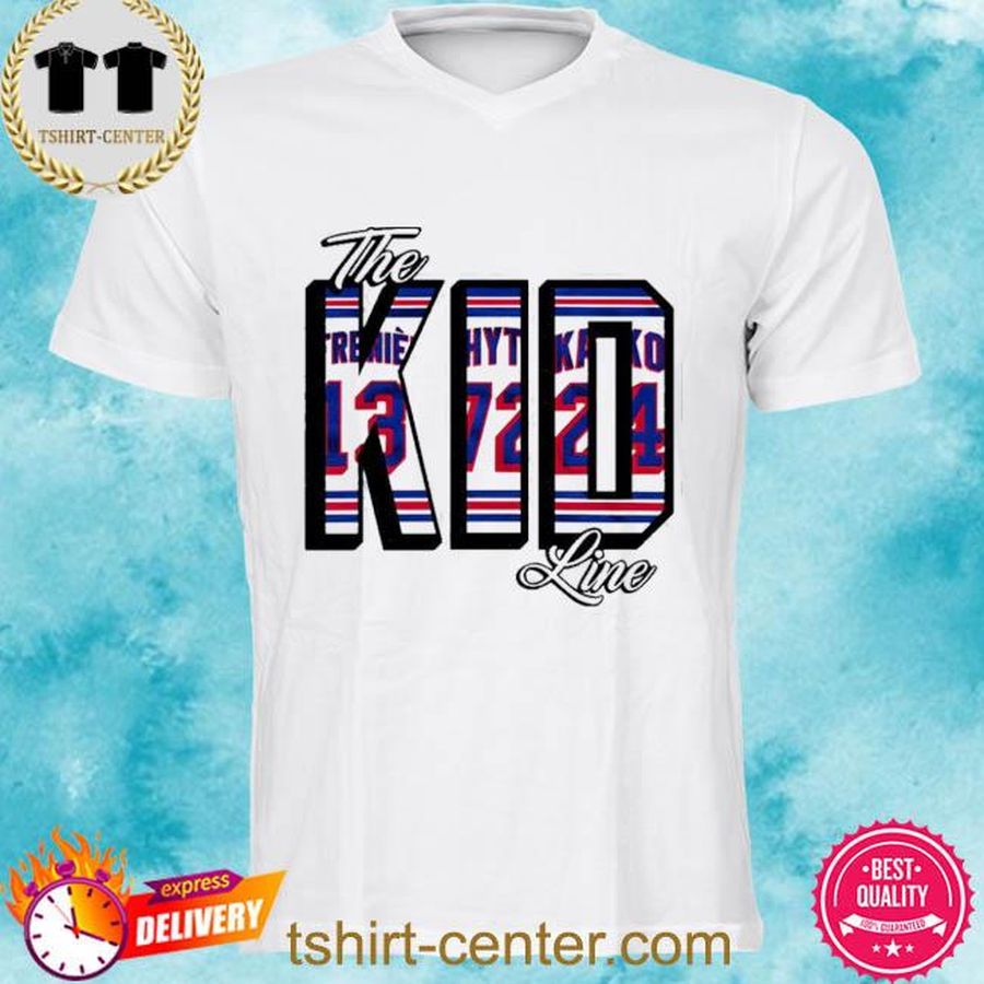 New York Rangers Webleedblue Merch The Kid Line Shirt