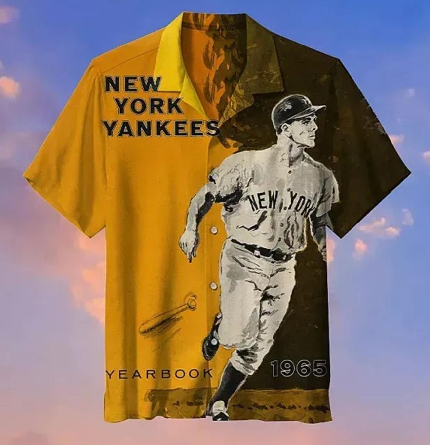 New York Yankees Babe Ruth Hawaiian Shirt