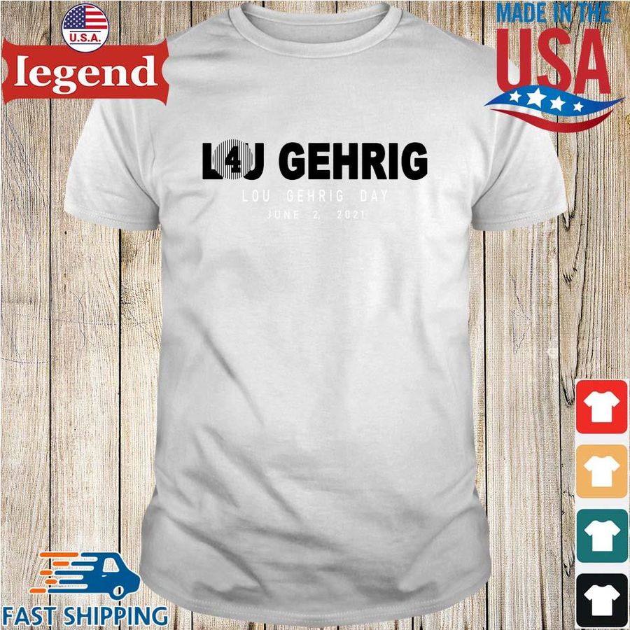 New York Yankees Heather Gray Lou Gehrig Day June 2 2021 Shirt