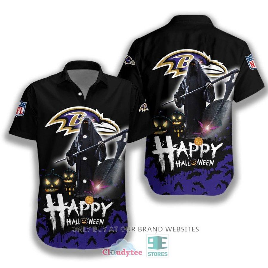NFL Baltimore Ravens Happy Halloween Hawaiian Shirt – LIMITED EDITION