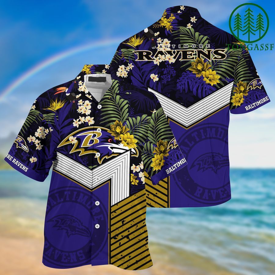 NFL Baltimore Ravens Hawaii Shirt And   New Collection For This Summer