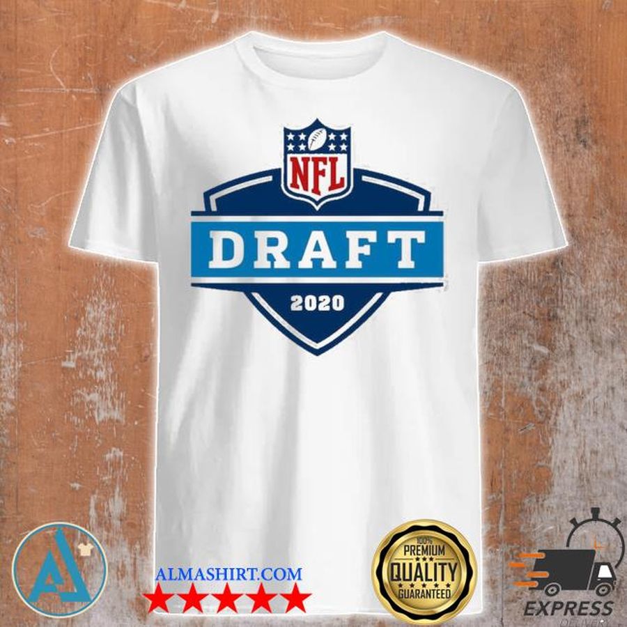 NFL draft NFL draft 2021 logo white hooded shirt