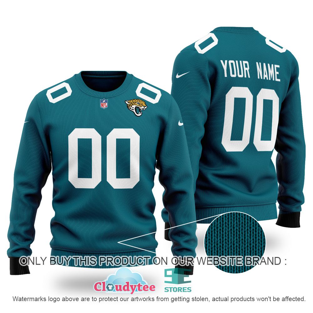 NFL Jacksonville Jaguars Personalized Blue Ugly Sweater – LIMITED EDITION