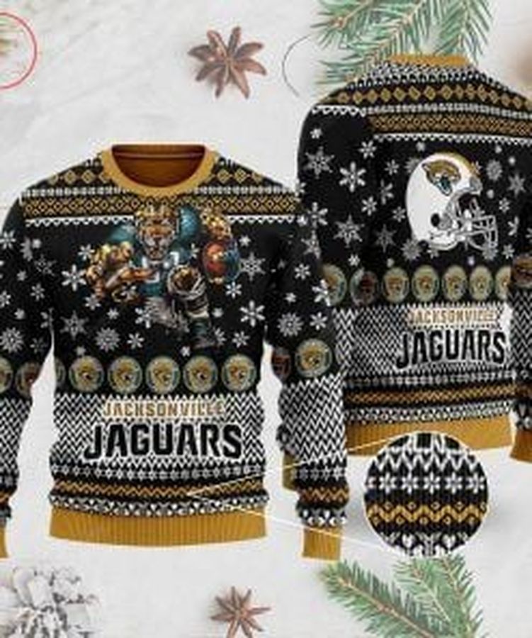 NFL Jacksonville Jaguars Ugly Christmas Sweater, All Over Print Sweatshirt, Ugly Sweater, Christmas Sweaters, Hoodie, Sweater