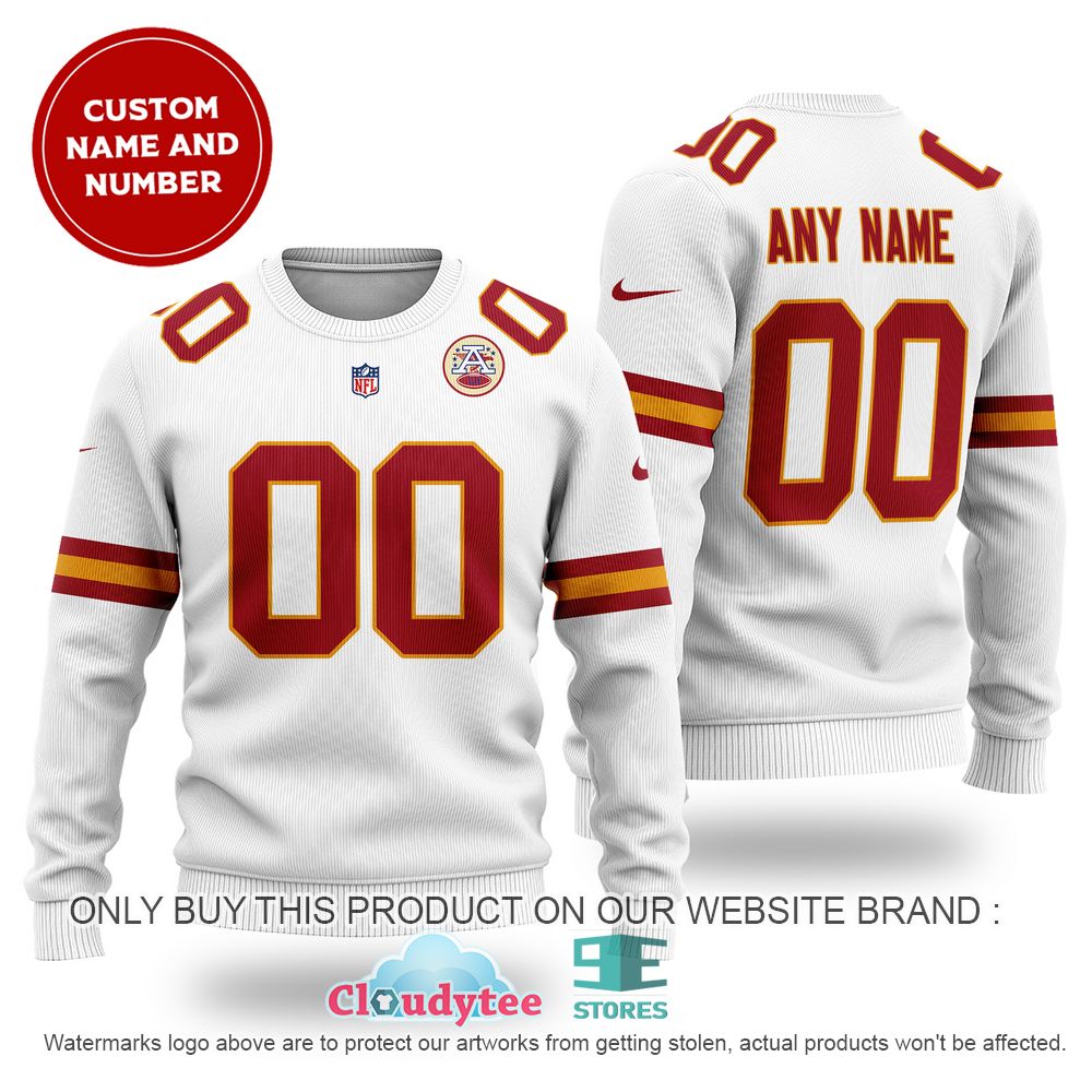 NFL Kansas City Chiefs Personalized White Ugly Sweater – LIMITED EDITION