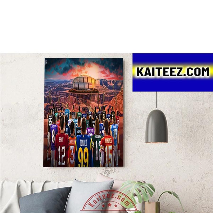 NFL Kickoff 2022 The Journey To SBLVII Begins Decorations Poster Canvas