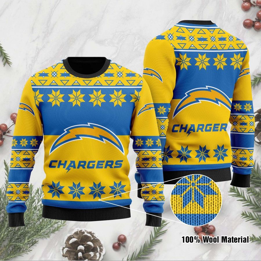 NFL LAC Ugly Christmas Sweater Ugly Sweater Christmas Sweaters Hoodie