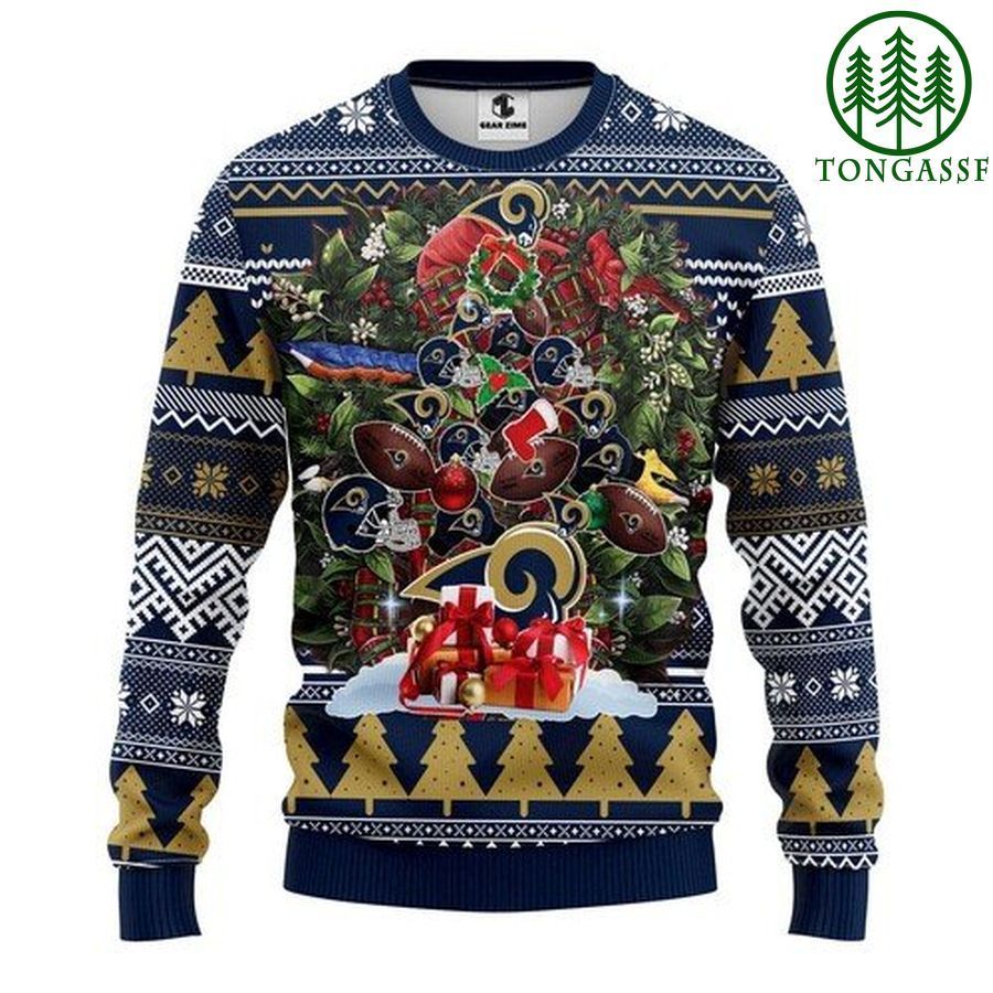 Nfl Los Angeles Rams Tree Christmas Ugly Sweater