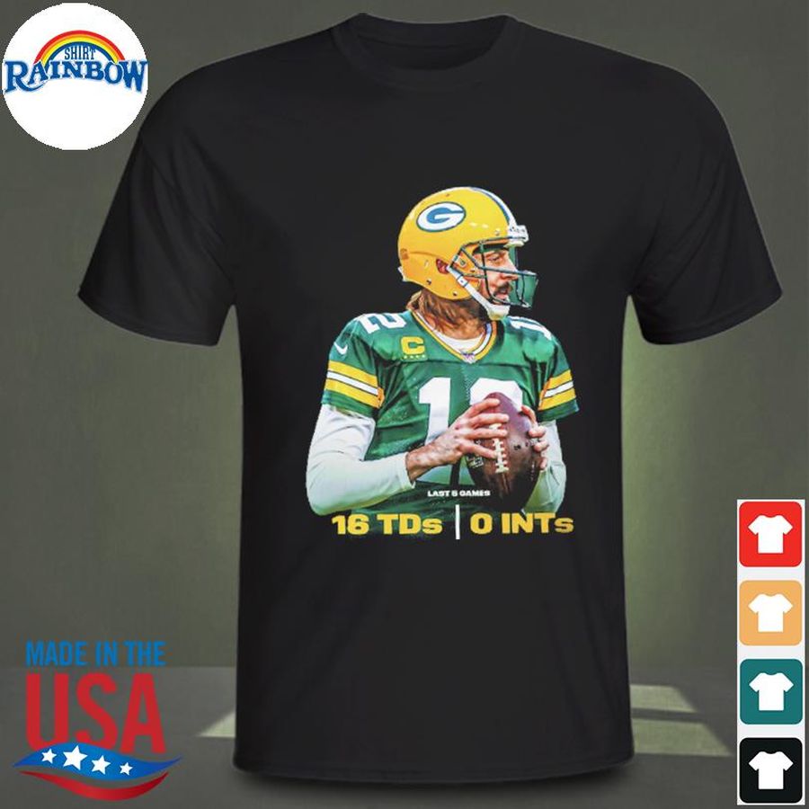 NFL MVP 2021 Aaron Rodgers Green Bay Packers T-Shirt
