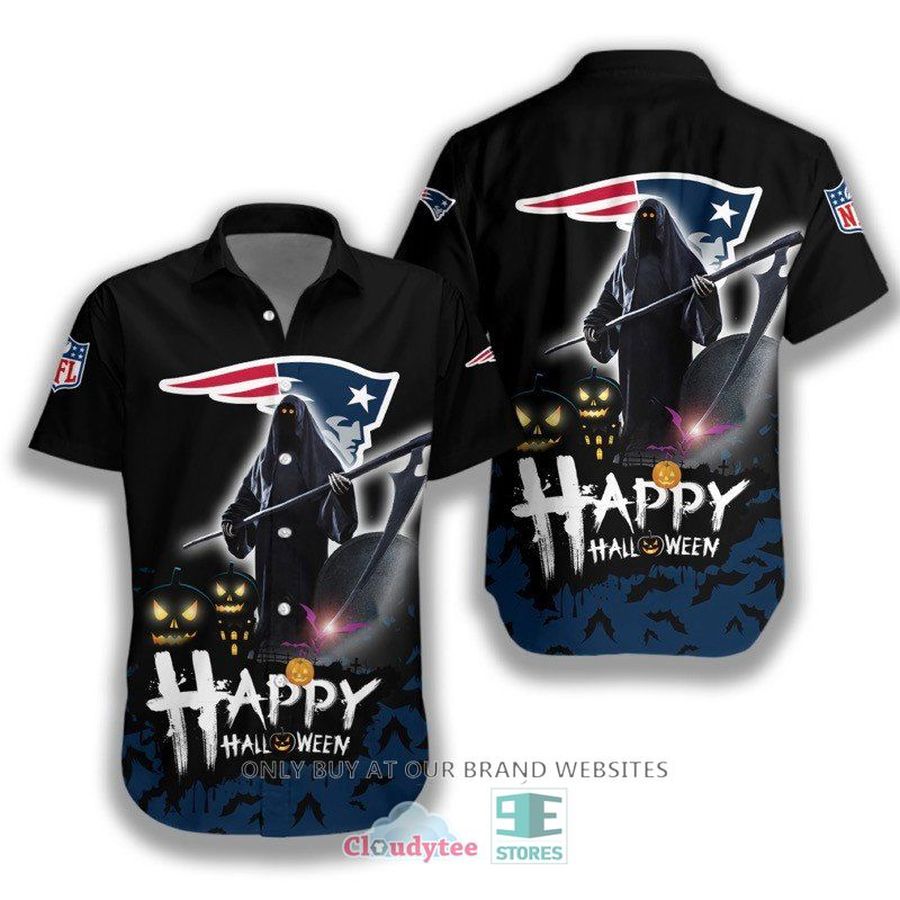 NFL New England Patriots Happy Halloween Hawaiian Shirt – LIMITED EDITION
