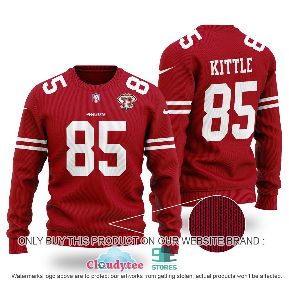 NFL San Francisco 49ers Red Pattern Ugly Sweater – LIMITED EDITION