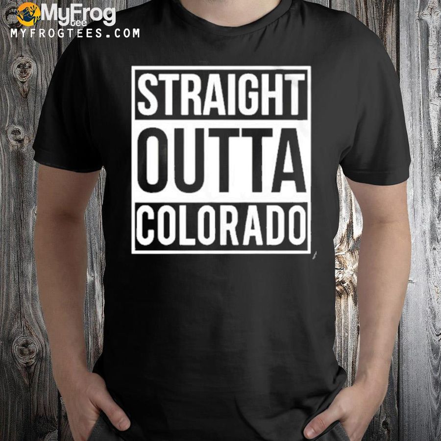 Nhl 2022 stanley cup champions straight outta Colorado avalanche shirt