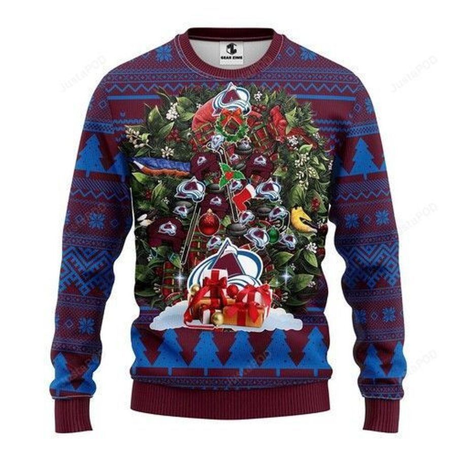 Nhl Colorado Avalanche Ugly Christmas Sweater All Over Print Sweatshirt
