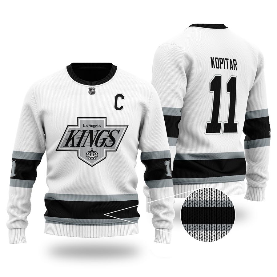 NHL LOS ANGELES KINGS Kopitar 11 black wool sweater