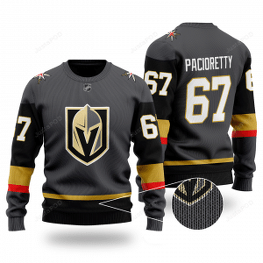 NHL Vegas Golden Knights Max Pacioretty Grey Ugly Sweater Ugly.png