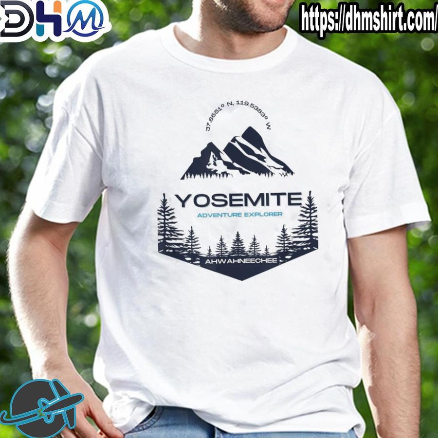 Nice amazing yosemite adventure explorer hiking campingvacation shirt
