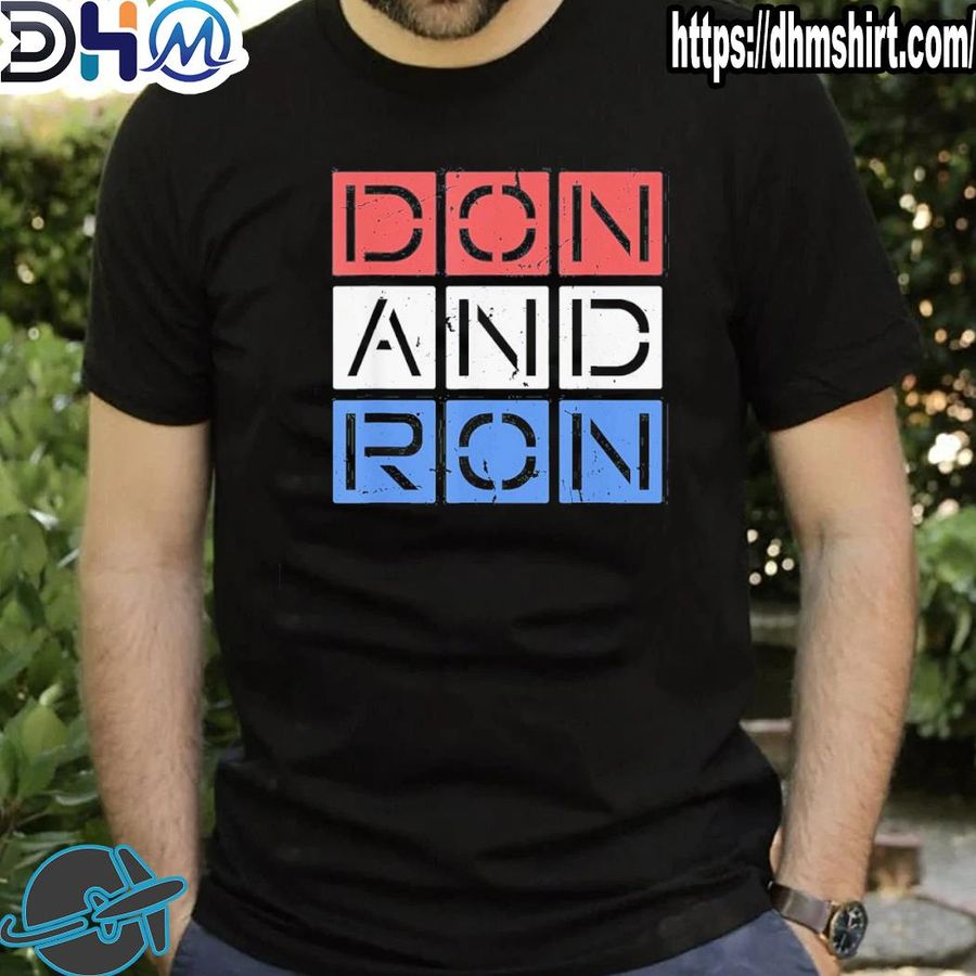 Nice don and ron Trump and desantis 2024 for president republican shirt