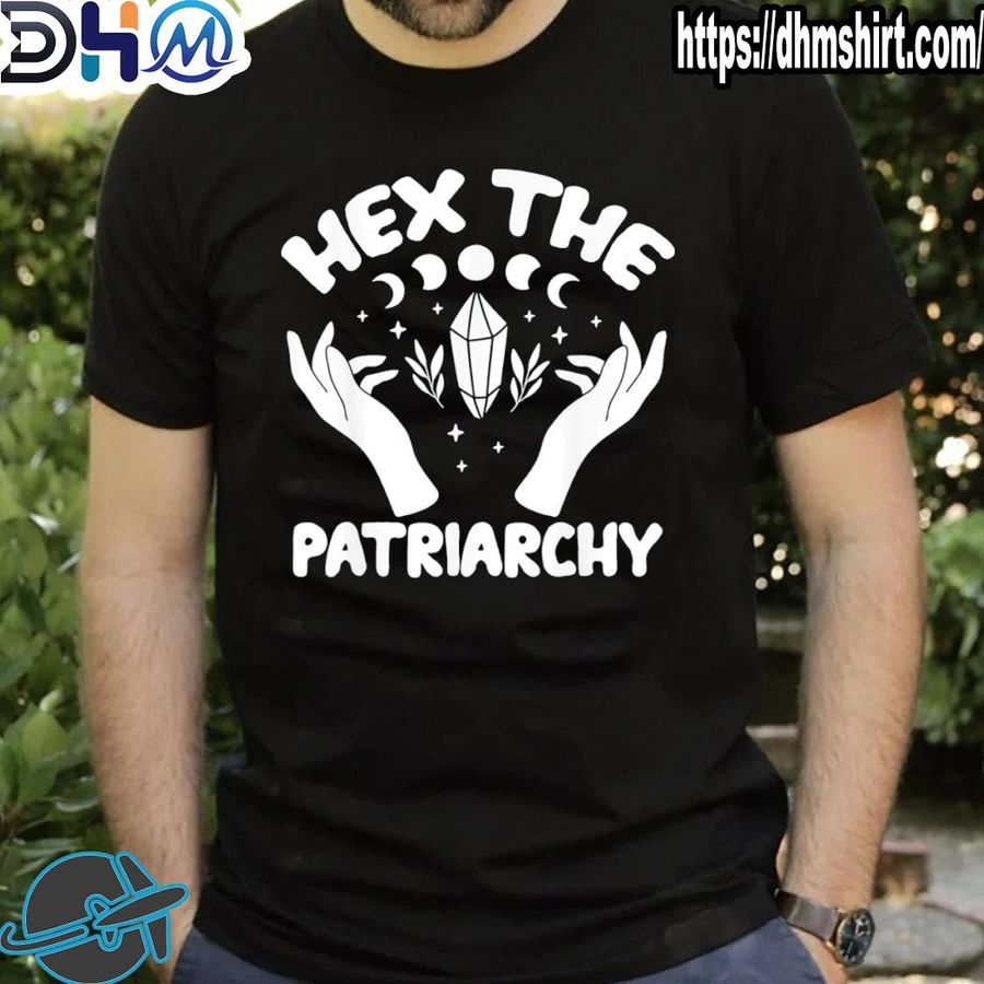 Nice hex the patriarchy wicca feminist witch shirt