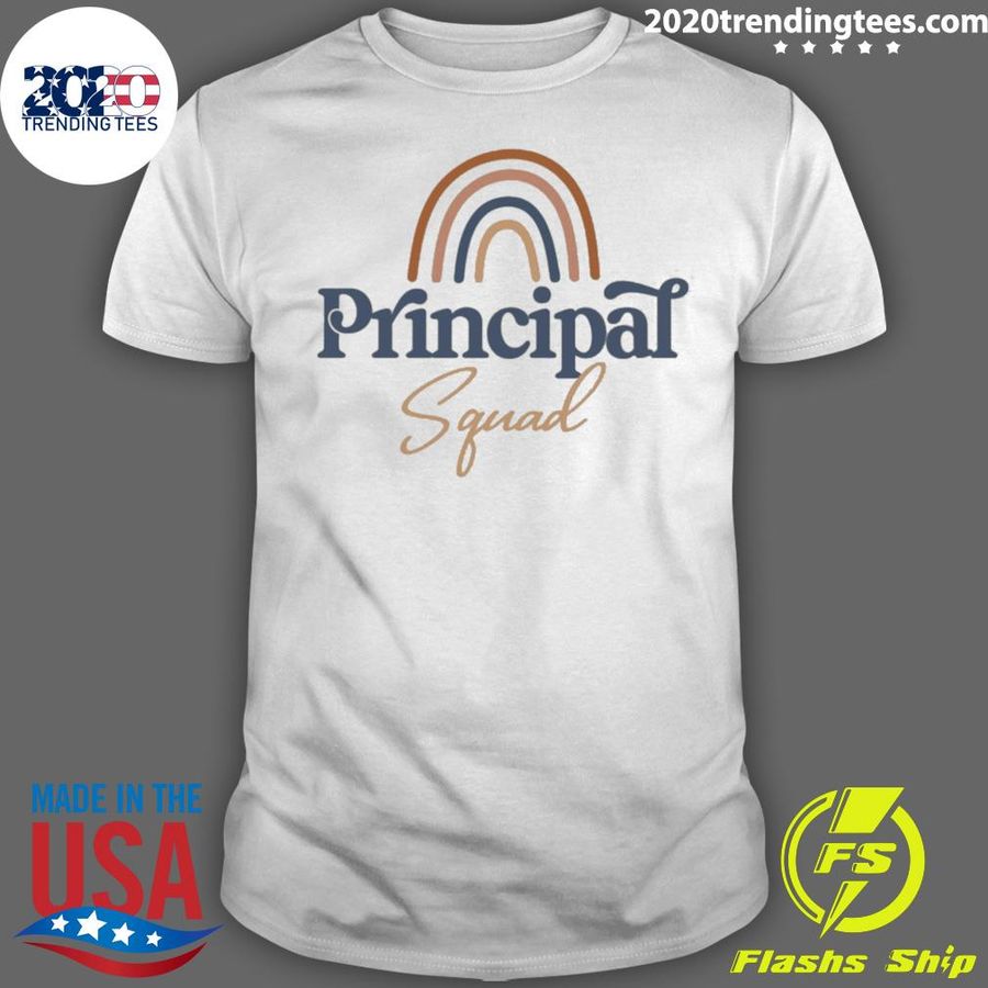 Nice rainbow Principal Squad T-shirt
