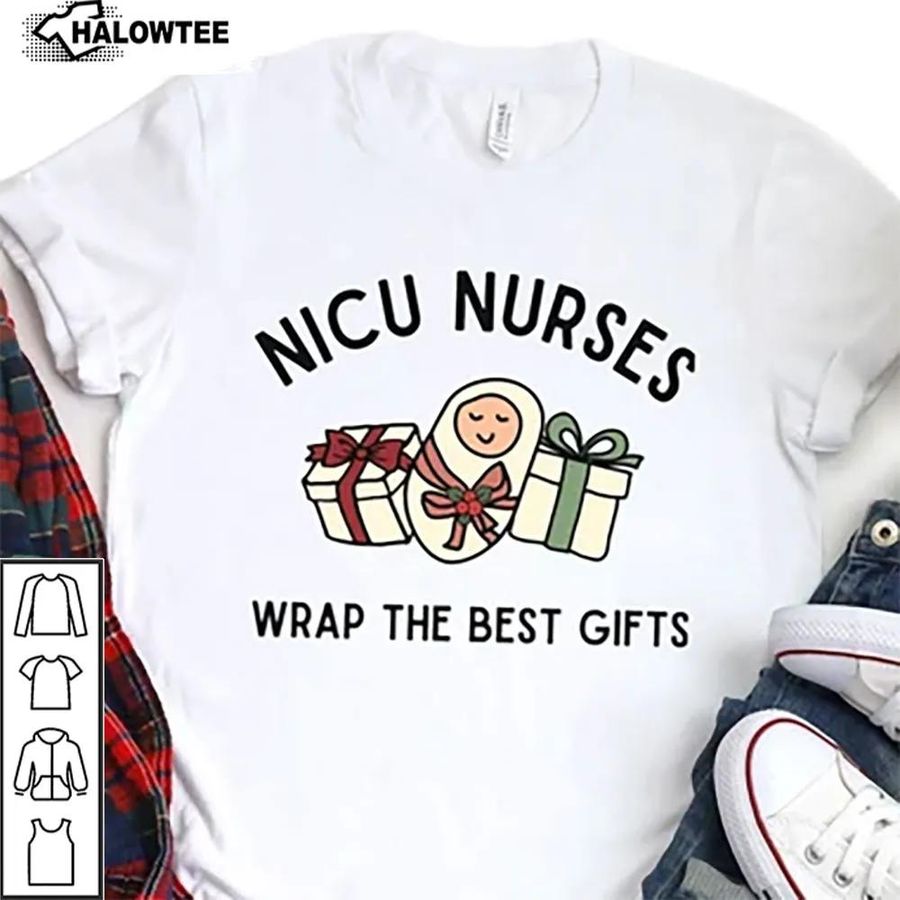 Nicu Nurse Christmas Shirt Wrap The Best Gifts Unisex Hoodie