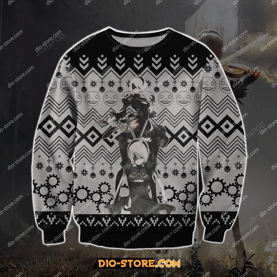 Nier Automata Ugly Sweater Ugly Sweater Christmas Sweaters Hoodie Sweater