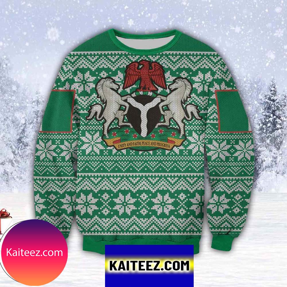 Nigeria 3d All Over Print Christmas Ugly Sweater
