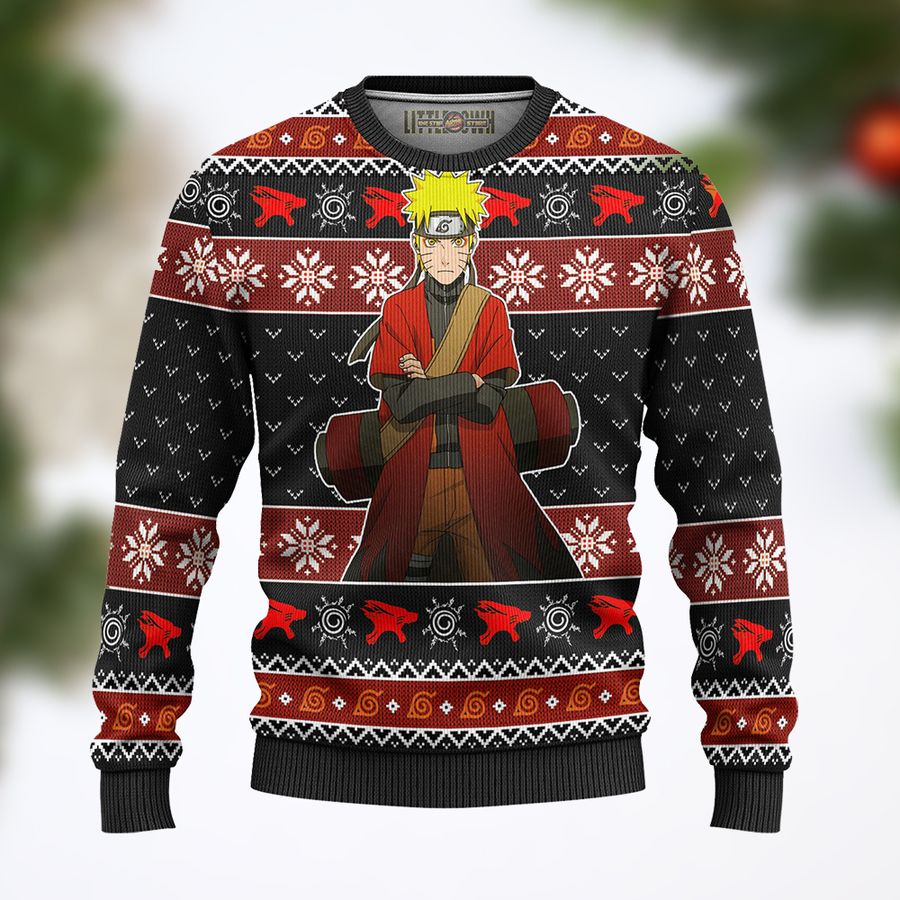 Ninja Sage Mode Hoodie Anime Merch Ugly Sweater