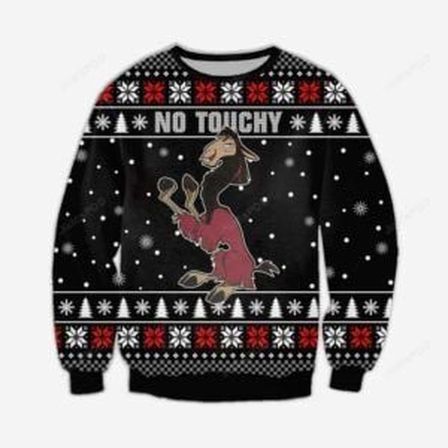 No Touchy Ugly Christmas Sweater, All Over Print Sweatshirt, Ugly Sweater, Christmas Sweaters, Hoodie, Sweater