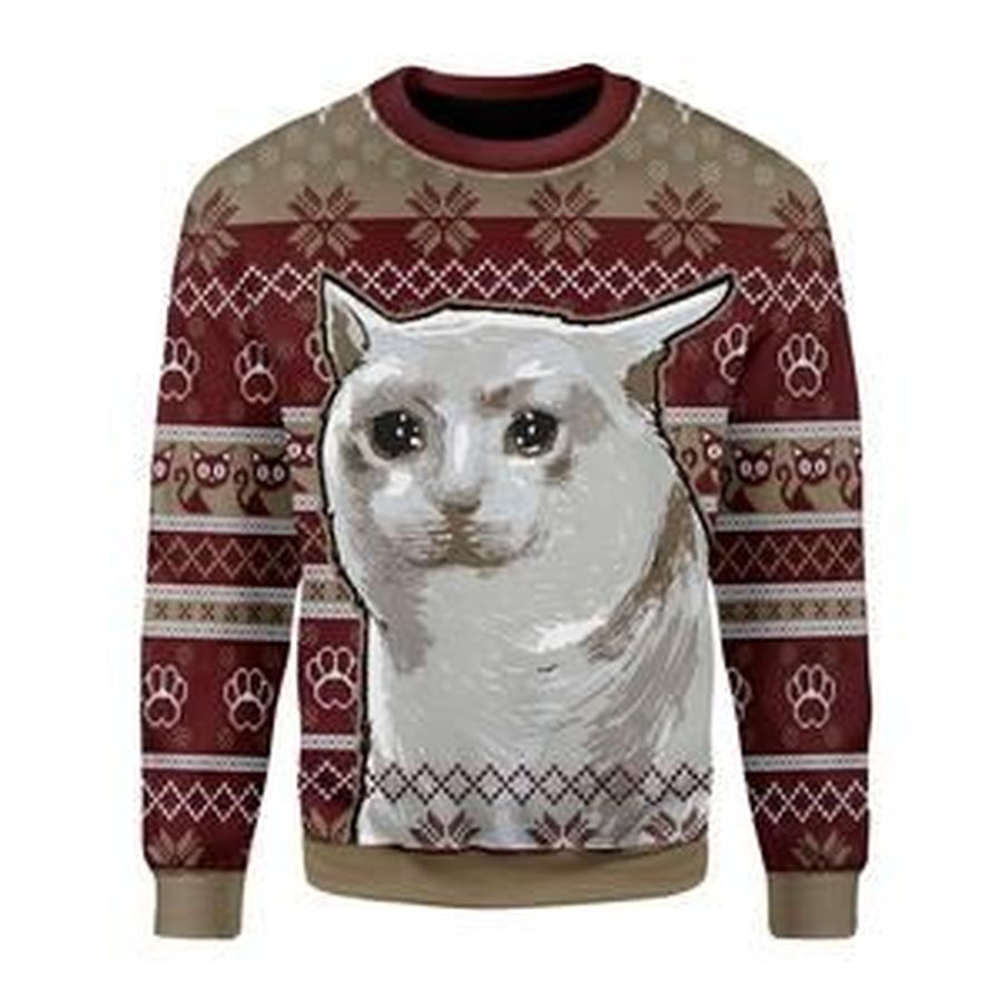 Nobiko Cat Ugly Christmas Sweater - 1451