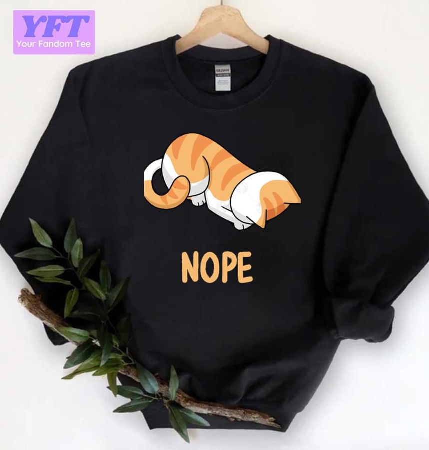 Nope Funny Cat Final Space Unisex Sweatshirt