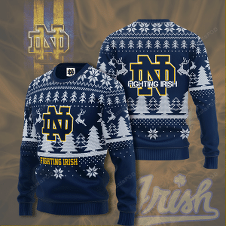 Notre Dame Fighting Irish Ugly Christmas Sweater All Over Print.png