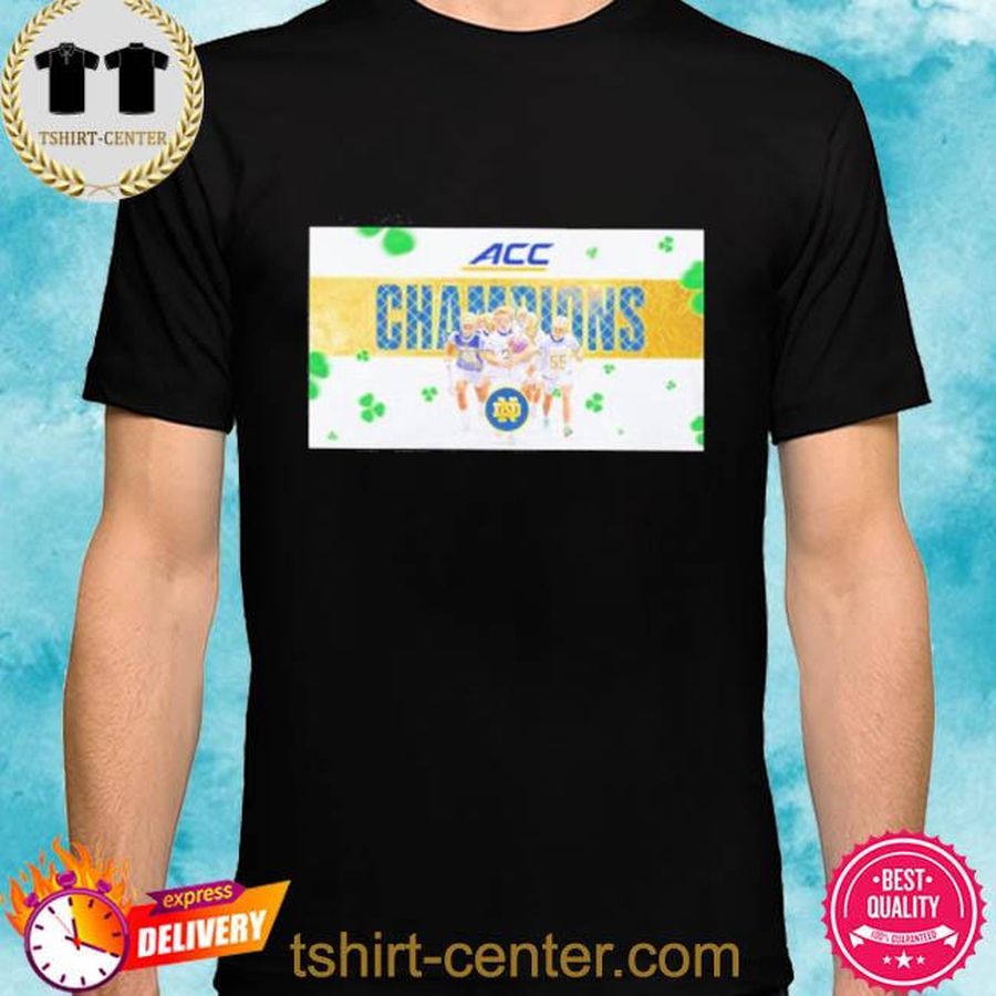 Notre Dame Lacrosse Acc Champs Shirt