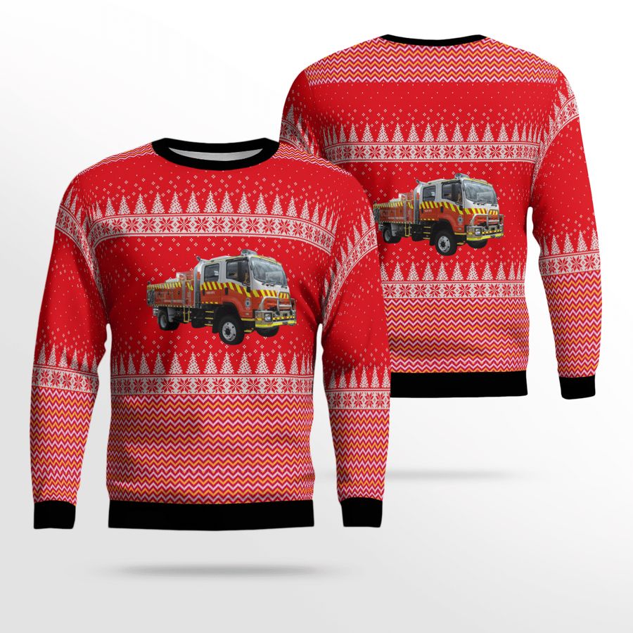 NSW Rural Fire Service (NSW RFS) Heavy Tanker Ugly Christmas Sweater, All Over Print Sweatshirt, Ugly Sweater, Christmas Sweaters, Hoodie, Sweater
