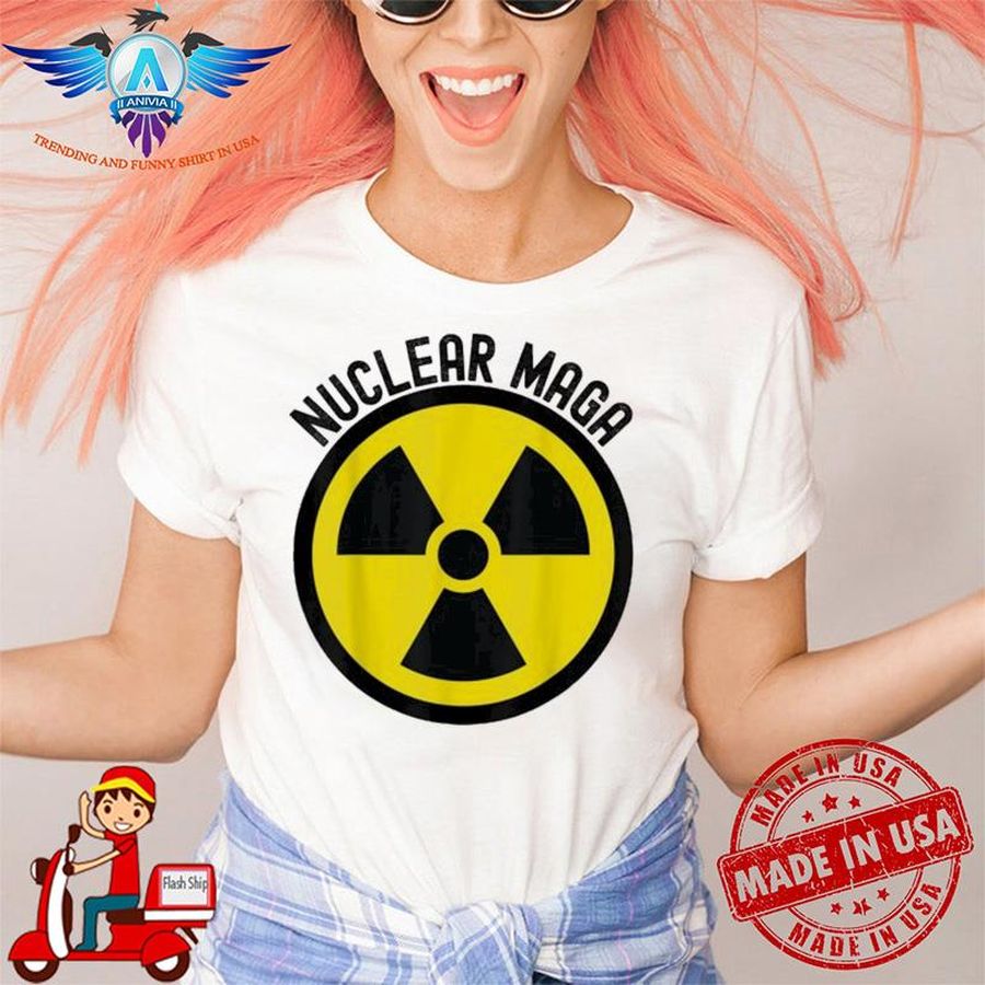 Nuclear MAGA Trump Raid Meme Radioactive Symbol 2024 Shirt