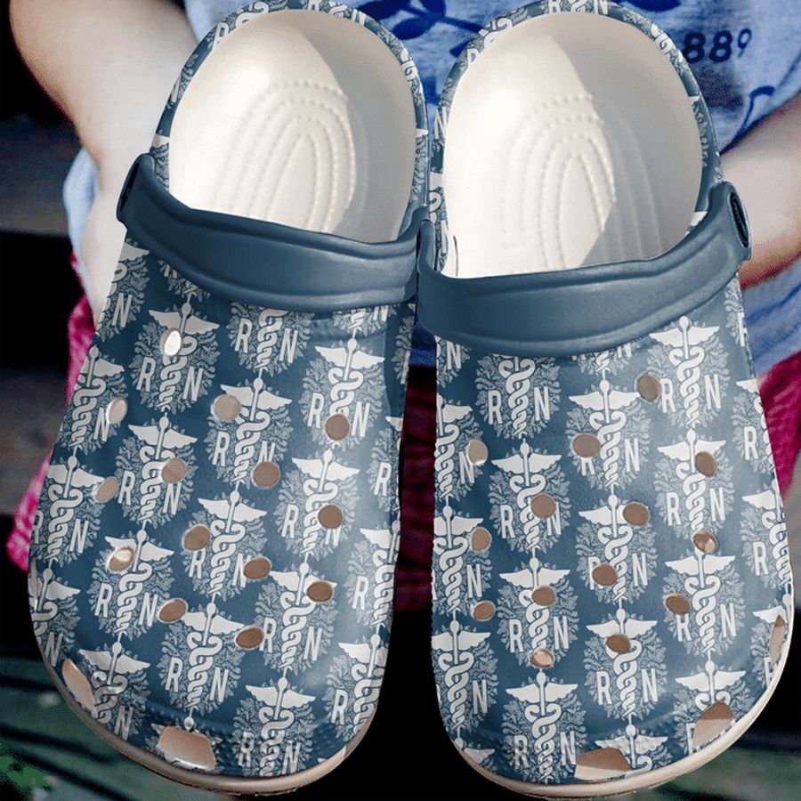 Nurse Beach Registered Pattern Sku 1655 Crocs Crocband Clog Comfortable For Mens Womens Classic Clog Water Shoes