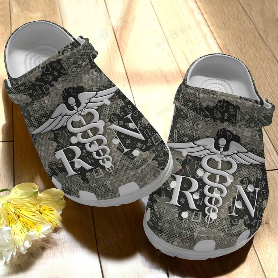 Nurse Crocs Classic Clog Whitesole Proud To Be A Nurse Shoes